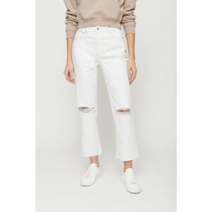 ✨️💲⬇️Dynamite 29 Gisele White Distressed High Rise Women's Jeans Denim Stretch